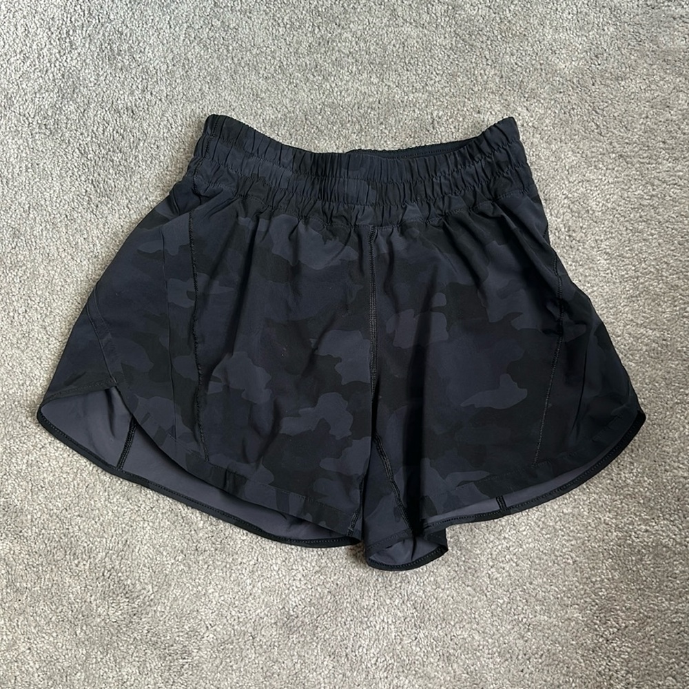 Lululemon Dark camo shorts